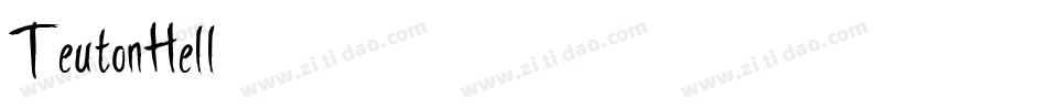 TeutonHell字体转换