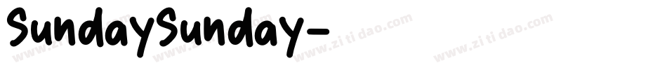SundaySunday字体转换
