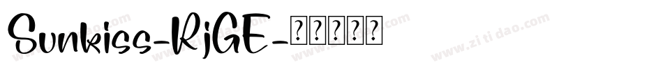 Sunkiss-RjGE字体转换