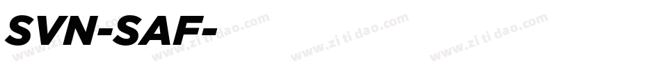 SVN-SAF字体转换