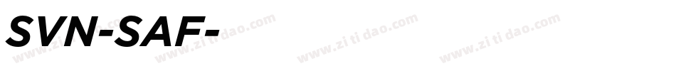 SVN-SAF字体转换