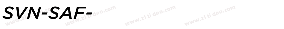 SVN-SAF字体转换