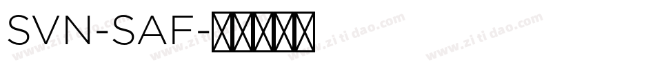 SVN-SAF字体转换