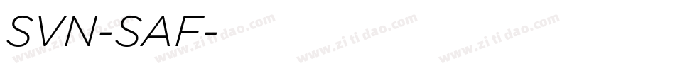 SVN-SAF字体转换