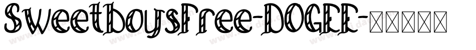 SweetboysFree-DOGEE字体转换