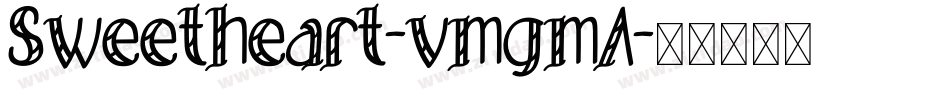 Sweetheart-vmgmA字体转换
