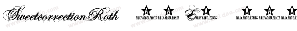 SweetcorrectionRoth-36E3字体转换 SweetcorrectionRoth-36E3字体转换