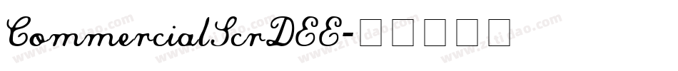 CommercialScrDEE字体转换