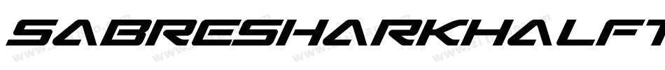 SabreSharkHalftone-2a8K字体转换