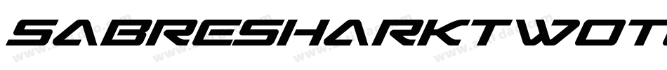 SabreSharkTwoTone-0eR9字体转换