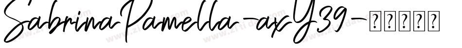 SabrinaPamella-axY39字体转换