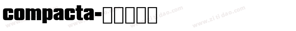 compacta字体转换