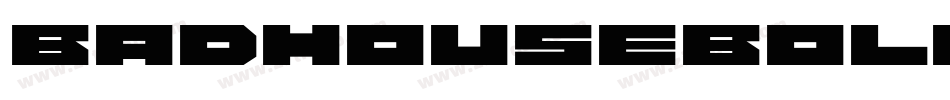 badhousebold字体转换