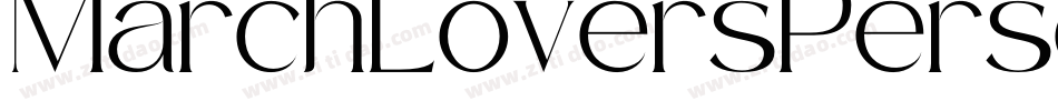 MarchLoversPersonalUse-RjAv字体转换