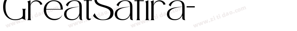GreatSafira字体转换