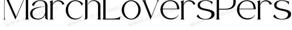 MarchLoversPersonalUse-RjAv字体转换