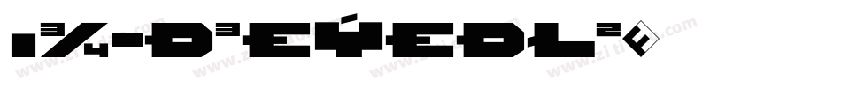 Squareheads字体转换