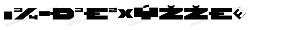Squaresville字体转换