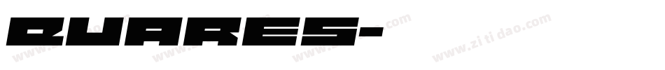Quares字体转换
