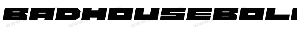 badhousebold字体转换