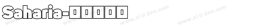 Saharia字体转换