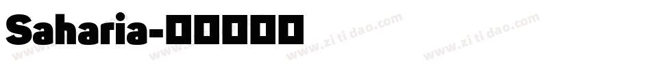 Saharia字体转换