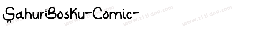 SahurBosku-Comic字体转换