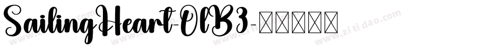 SailingHeart-OlB3字体转换