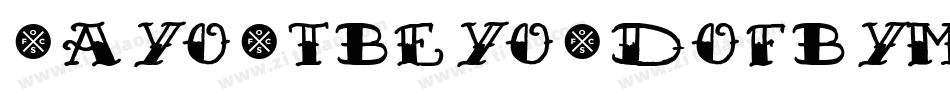WayOutBeyondOfByMaz-nADJ字体转换