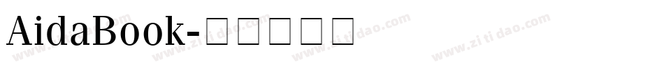 AidaBook字体转换