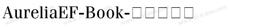 AureliaEF-Book字体转换