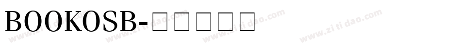 BOOKOSB字体转换