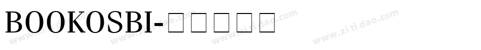 BOOKOSBI字体转换