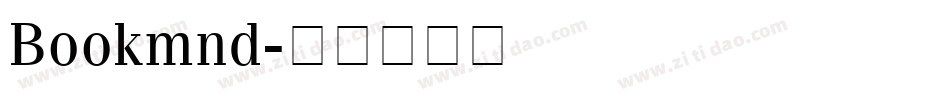 Bookmnd字体转换