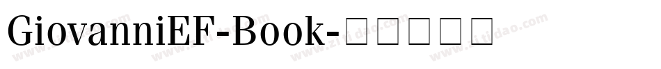 GiovanniEF-Book字体转换