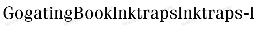 GogatingBookInktrapsInktraps-lLjX字体转换