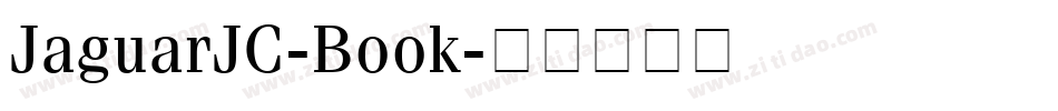JaguarJC-Book字体转换