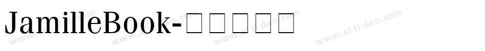 JamilleBook字体转换