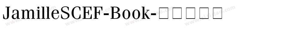 JamilleSCEF-Book字体转换