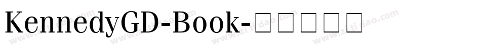 KennedyGD-Book字体转换