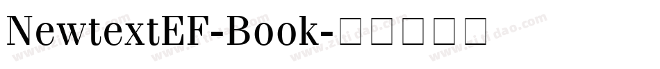 NewtextEF-Book字体转换