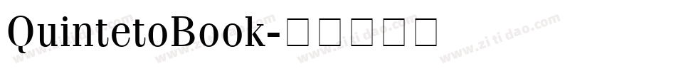 QuintetoBook字体转换