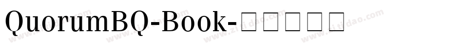 QuorumBQ-Book字体转换