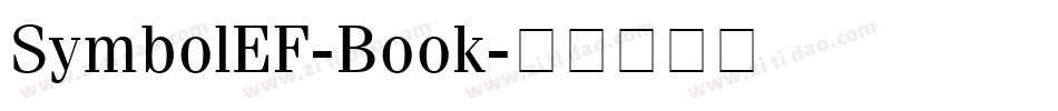 SymbolEF-Book字体转换