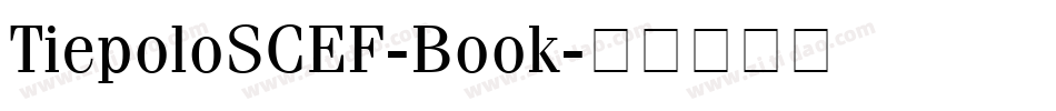 TiepoloSCEF-Book字体转换