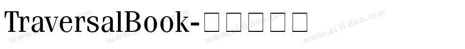 TraversalBook字体转换