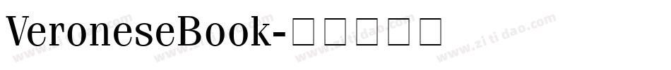 VeroneseBook字体转换