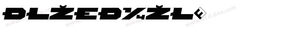 acmebold字体转换