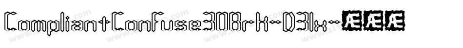 CompliantConfuse3OBrk-D3lx字体转换