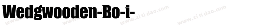 Wedgwooden-Bo-i字体转换